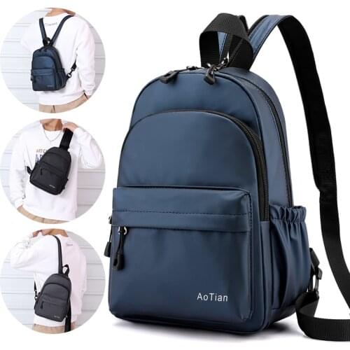 Mens Messenger Bag Waist Bag man High Quality Shoulder Bag male Handbags Ipad Short Trip Crossbody Bag boys Oxford Chest Pack