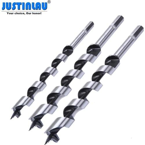 JUSTINLAU Diameter6-32mm/ 230mm Extra Long Point High-carbon Steel Wood Drill Bit Woodworking Tools