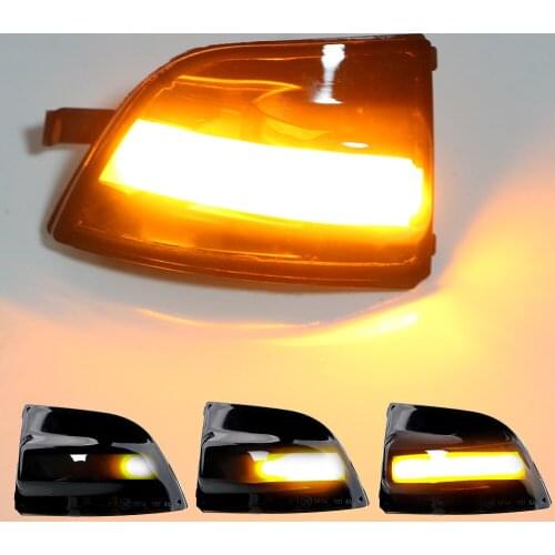 LEEPEE LED Dynamic Turn Signal Light LED Indicator Blinker 2Pcs/set Signal Lamp Car Rear View Mirror Lamp
