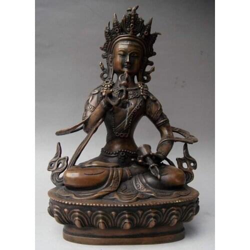 Tibet Tibetan Bronze Vajrasattva Dorje Sempa Statue