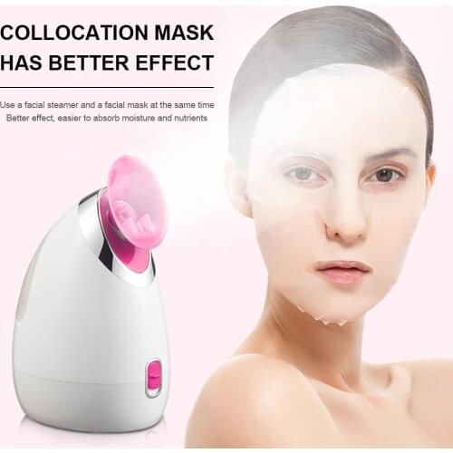 EU/US Plug Nano Ionic Facial Steamer Deep Cleaning Hot Steamer Cleaner Face Sprayer Machine Beauty Face Steaming Device