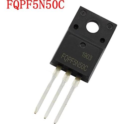10pcs FQPF5N50C TO220F FQPF5N50 TO-220F 5N50 KF5N50 5N50C