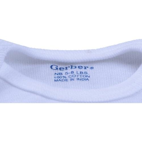 Custom Logo Iron On Clothing Tags Labels Wash Heat Transfer T-Shirt Underwear Wash Instruction Brand Name Printing Labels 100pcs