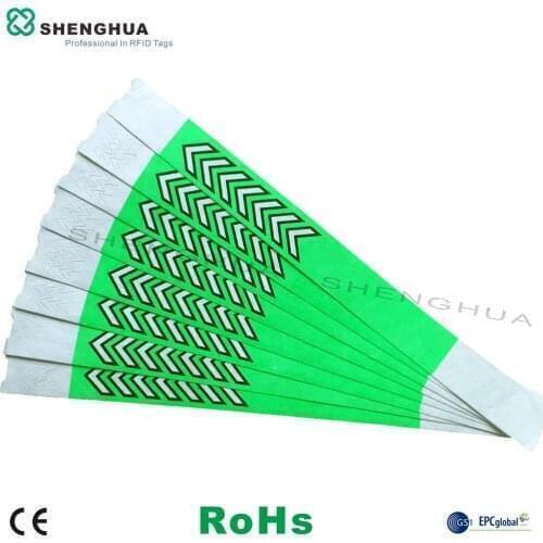 200pcs/box 860-960MHz UHF Passive Wristband Label Bracelet Tag RFID Marathon System Sports EPC-Gen2 rfid RFID Access Control