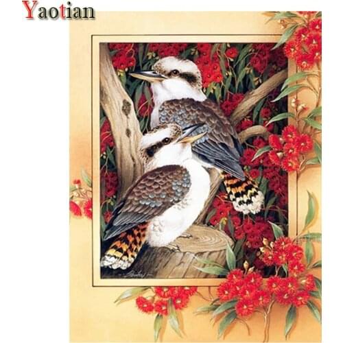 5D Diamond Painting Sparrow Bird Flower Full Drill Square Rhinestone Embroidery Sale Diamond Mosaic Home Decorations Gift 2021