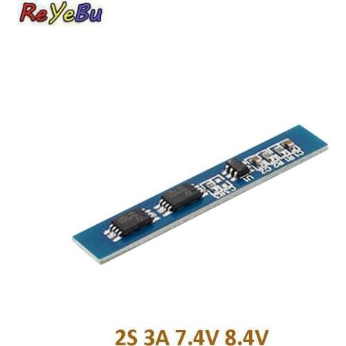 7.4v 8.4V 18650 Charging Protection Board 2S 3A Li-ion Lithium Battery bms pcm for li-ion lipo battery cell pack