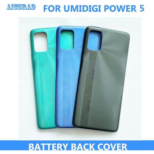 AICSRAD For UMIDIGI POWER 5 Mobile Phone Case Back Battery Cover Repair Parts Power5 Batttery back cover
