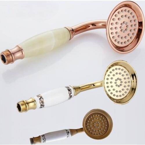 Antique Bronze Shower Head Hand Shower Hand Spray Shower Holder Copper Bathroom Antique Bathroom Accessories