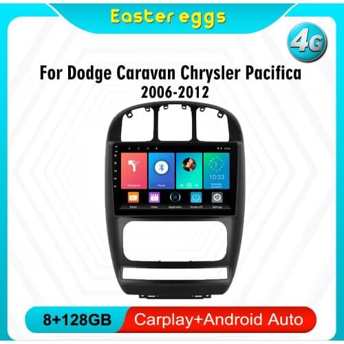 Eastereggs 10.1" 2Din Android Car Radio For Dodge Caravan Chrysler Pacifica 2006-2012 WIFI GPS Navigation Bluetooth Car Stereo