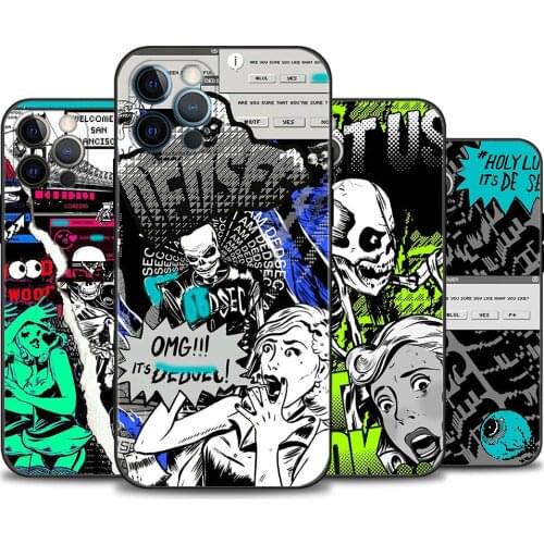 Watch Dogs 2 Dedsec Phone Case For iPhone 12 11 13 Pro XR Max XR X 8 7 6s 6 Plus SE2020 Cover Soft Funda Black Coque