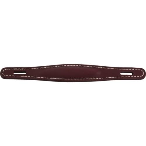 Pure Vintage Amplifier Handle - Brown, Stitched Leather