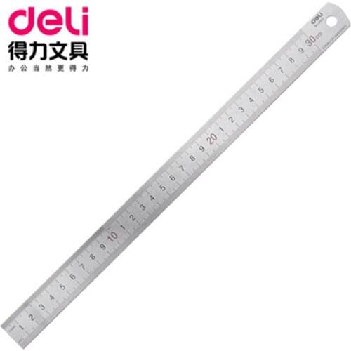 DL Effective 8463 steel 30cm steel ruler ruler painting drawing 30 cm Stationery office supplies for students
