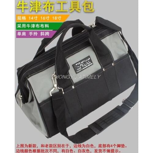 Hydropower installation kit electrician bag small multi-purpose canvas pocket shoulder air conditioning repair kit