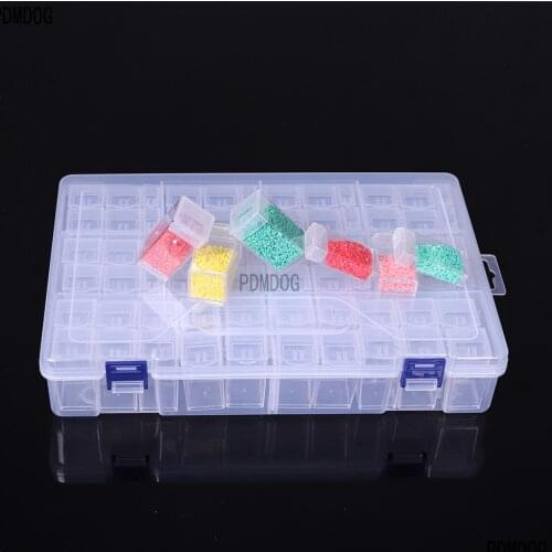 Diamond Painting Box Storage Painting Cross Stitch Boxes Tool Accessories Bead Container Rhinestone Embroidery Stone Box