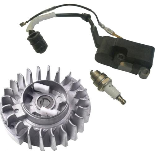 FLYWHEEL Spark Plug FIT CHINESE CHAINSAW 4500 5200 5800 52cc 58cc SILVERLINE