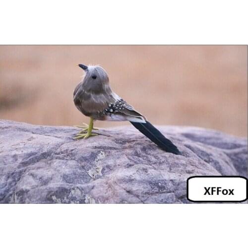 Small cute simulation bird model foam&furs real life pearl bird doll gift about 12cm xf2516