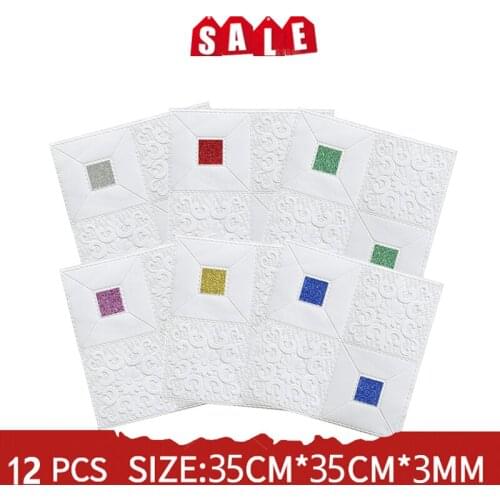 3D Wall Self-Adhesive Panels Decoration Wallpaper Foam Waterproof 3D Wall Sticker New Design Wallpaper For Bedroom