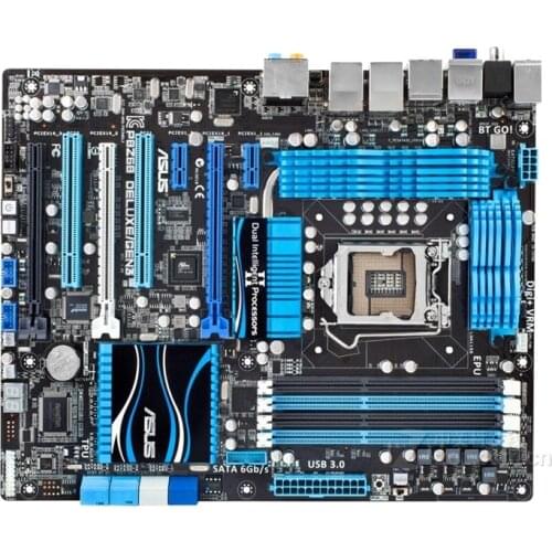 Original motherboard for ASUS P8Z68 Deluxe/GEN3 DDR3 LGA 1155 USB2.0 USB3.0 32GB 32NM CPU Z68 Desktop motherborad