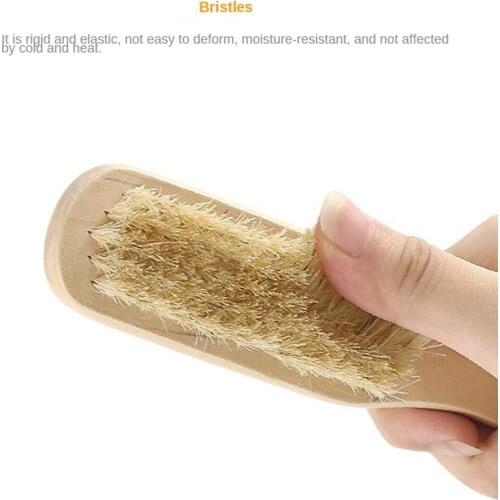 Professional Wood Handle Foot Care Bristle Brush Hard Skin Callus Pedicure Tool