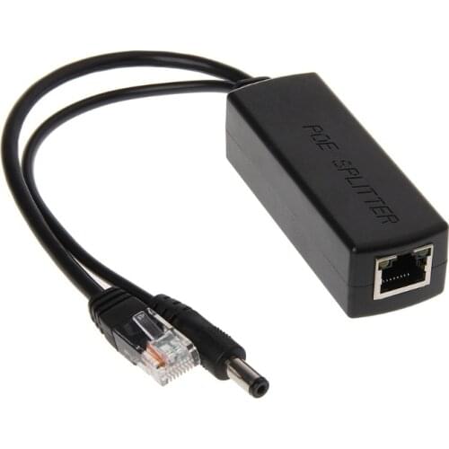 10/100M IEEE802.3at/af Power Over Ethernet PoE Splitter Adapter For IP Camera 80x27x22mm/3.15x1.06x0.87in