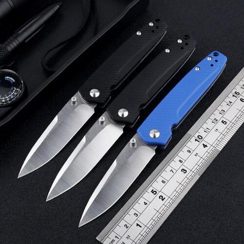 485 folding knife M390 blade EDC survival tactical pocket outdoor rescue knife camping G10 or nylon fiber handle fishing tool