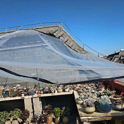 Tarpaulin Sheet Waterproof Trap Sheet Cover Clear Tarpaulin Plant Canopy Cover with Eyelet for Camping Fishing Gardening Garden