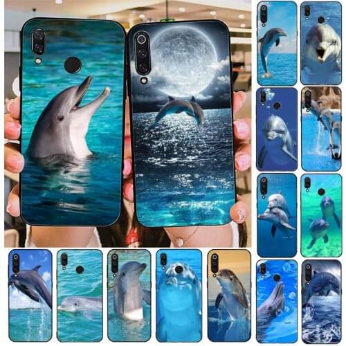 YNDFCNB cute dolphin Phone Case For Redmi note 8Pro 8T 6Pro 6A 9 Redmi 8 7 7A note 5 5A note 7 case