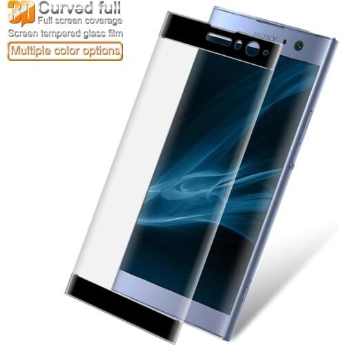 3D Full Cover Tempered Glass For Sony Xperia XA2 Screen Protectors For Sony XA2 Ultra Full Coverage Protective Glass Film