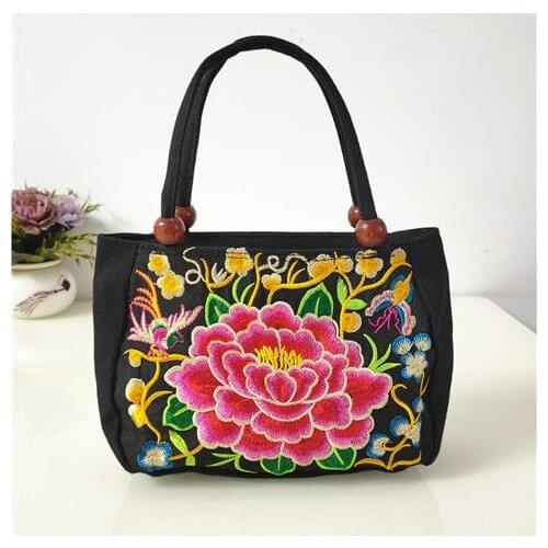 Women Top-handle Bags Embroidered Bag 2021 New Bag Handbag Bag Embroidered Bolso Mujer Handbags