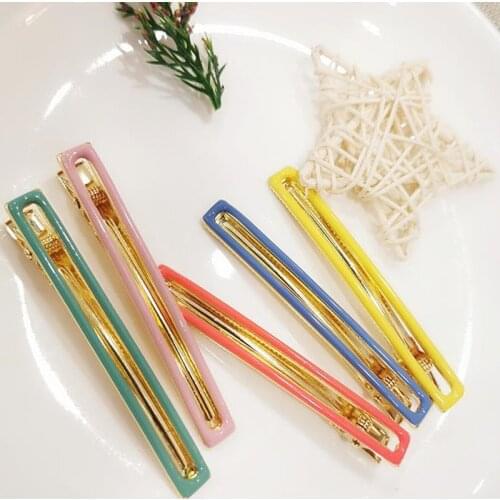 1 pcs Sweet Fashion Color Hair Clips Candy Fluorescence Color Hairpins Women Girls Hairgrip Barrettes Gift Hair Accessories