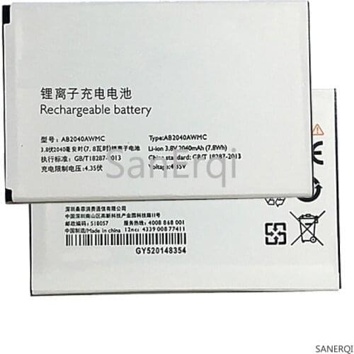 10pcs 2040mAh AB2040AWMC Battery For PHILIPS S398 S 398 CTS398 S399 Smartphone Repair Replacement