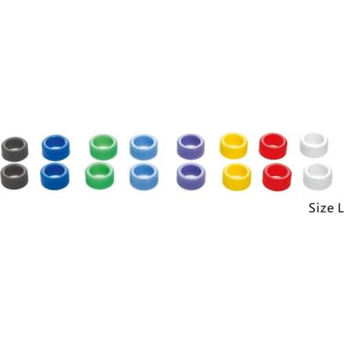 8 Different colors Large Type Dental Silicone Instrument Color Code Rings 200pcs