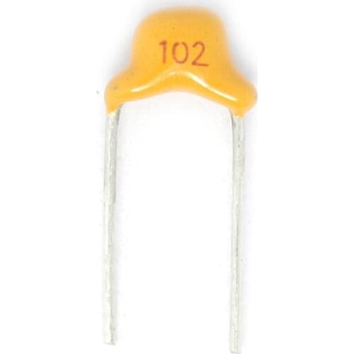 50PCS/LOT Monolithic Ceramic Capacitor 1NF 1000PF 10% Pitch 5.08MM 102K/50V