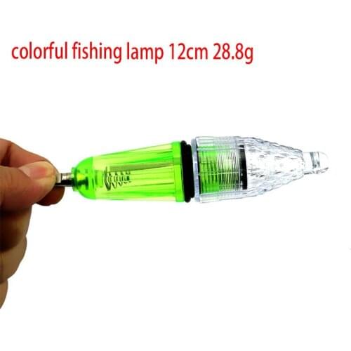 50pcs LED Deep Underwater Flash Fishing Light Mini12CM 28.8GColor-gathering Noctilucent squid fishing lamp (FL002-1)pesca