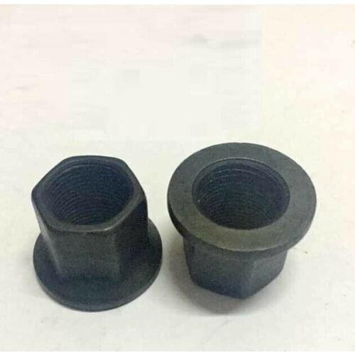 BMX Bicycle Rear Hub 14mm Axle Nuts Chrome Steel CNC made 1pair outer diameter 17mm