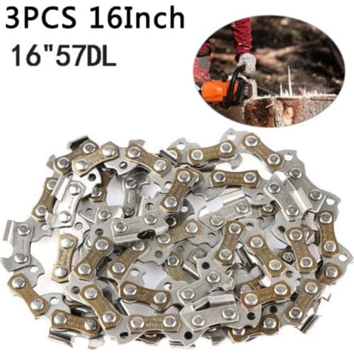 Chainsaw Saw Chain Metal 3/8"LP 57 Driver Links For WG300 WG303 WG303.1 WG304 16 inch Saw Chain Durable Practical