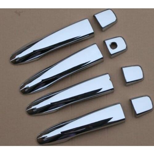 For Renault Kadjar Nissan Pulsar C13 Nissan Maxima A36 Nissan Murano Z52 2015 2016 2017 2018 Chrome Door Handle Cover Sticker