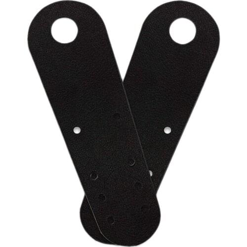 New-1Pair Roller Skate Toe Guards Protector Street Skate Flat Toe Guards PU Leather Toe Guards