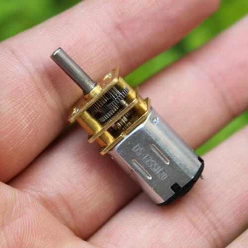 Small Mini N20 Gear motor DC 3V-6V 45RPM-85RPM Slow Speed Full Metal Gear Motor DIY hobby car robot