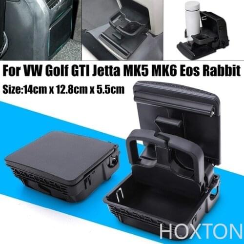 New Central Console Armrest Rear Cup Drink Holder For VW Jetta MK5 5 Golf MK6 6 MKVI 1K0 862 532 C