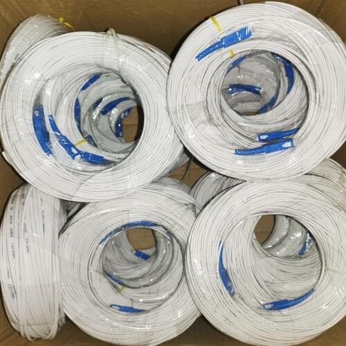 Prefabricated fiber optic cable, fiber optic cable, indoor indoor home cable, sheathed sc head fiber, 1 core GJXH wire