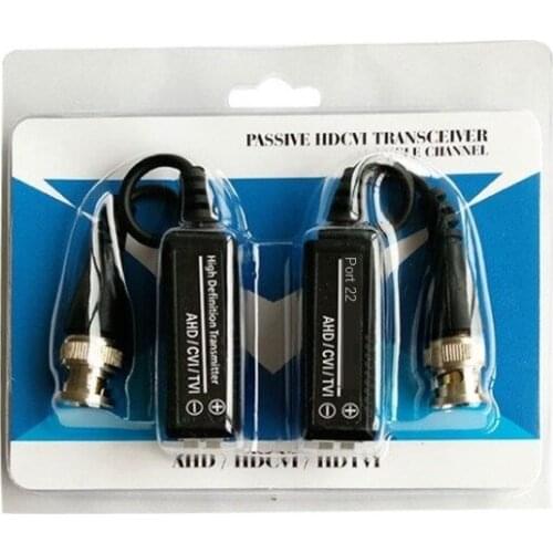 10 Uds Network Cable to BNC Video Card Cable Balun Passive Coaxial HD Twisted Pair Transmitter Video Frequency 300M