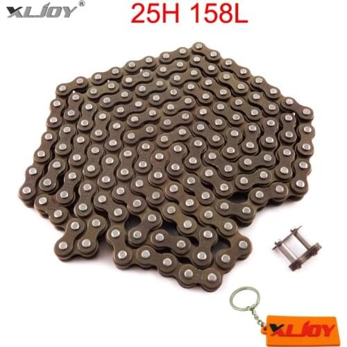 XLJOY Chain 25H 158 Links with Spare Master Link For 47cc 49cc ATV Quad Mini Dirt Pocket Bikes Minimoto Motorcycle