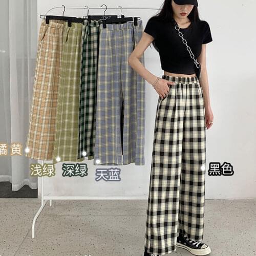 Women Pants Womens Casual Pants 2021 Loose High Waist Straight Loose Pantalones De Mujer