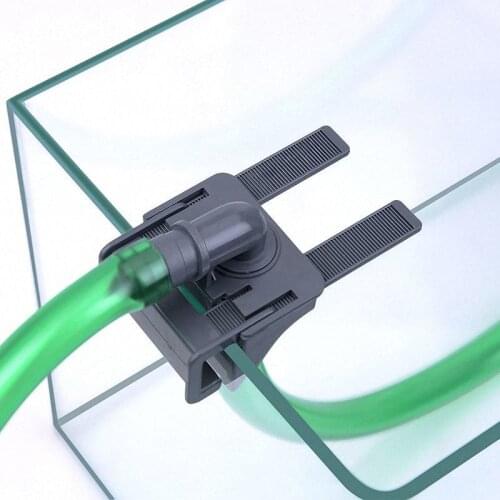 1Pc Aquarium Fish Tank Water Pipe Connector Mount Holder Inflow Outflow Stretchable Aquarium Fish Tank Accessories