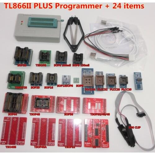 100% ORIGINAL TL866II PLUS programmer +24 Items