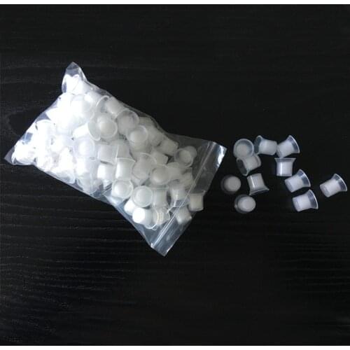 100pcs Sponge Cups Microblading Pigment Cup Tattoo Tool Holder Permanent Makeup Accessories Supply