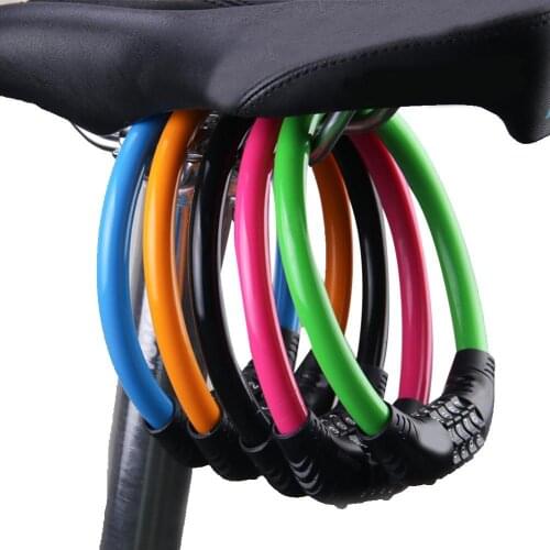 30% Hot Sale 4 Digital Combination Password Cycling Security Bicycle Bike Cable Chain Lock