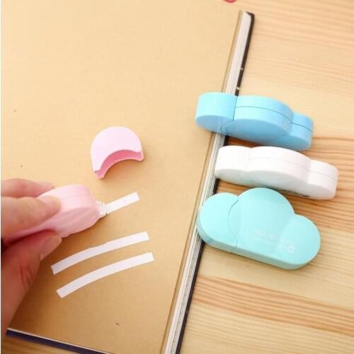 66x106x17mm Random Color Cloud Mini Small Correction Tape Korean Sweet Stationery Novelty Office Kids School Supplies Children