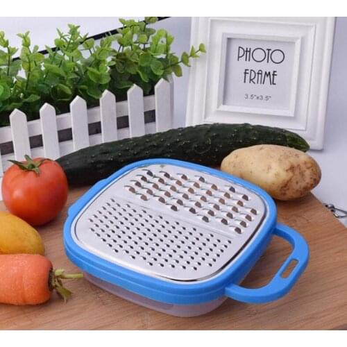 Vegetable Fruit Grater Food Slicer Cutter Hand Held Container Kitchen Tools